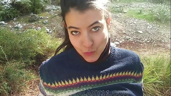 (Risky Outdoor) Public Sex in the mountain, Big ass, Blowjob